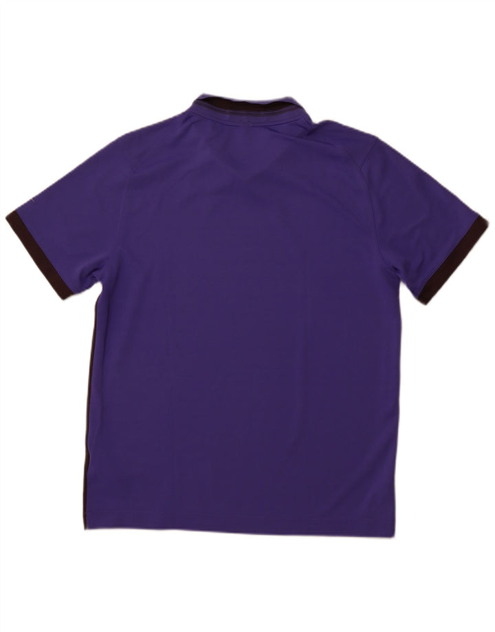 NIKE Polo Dri Fit Homme Violet Moyen Polyester Colorblock