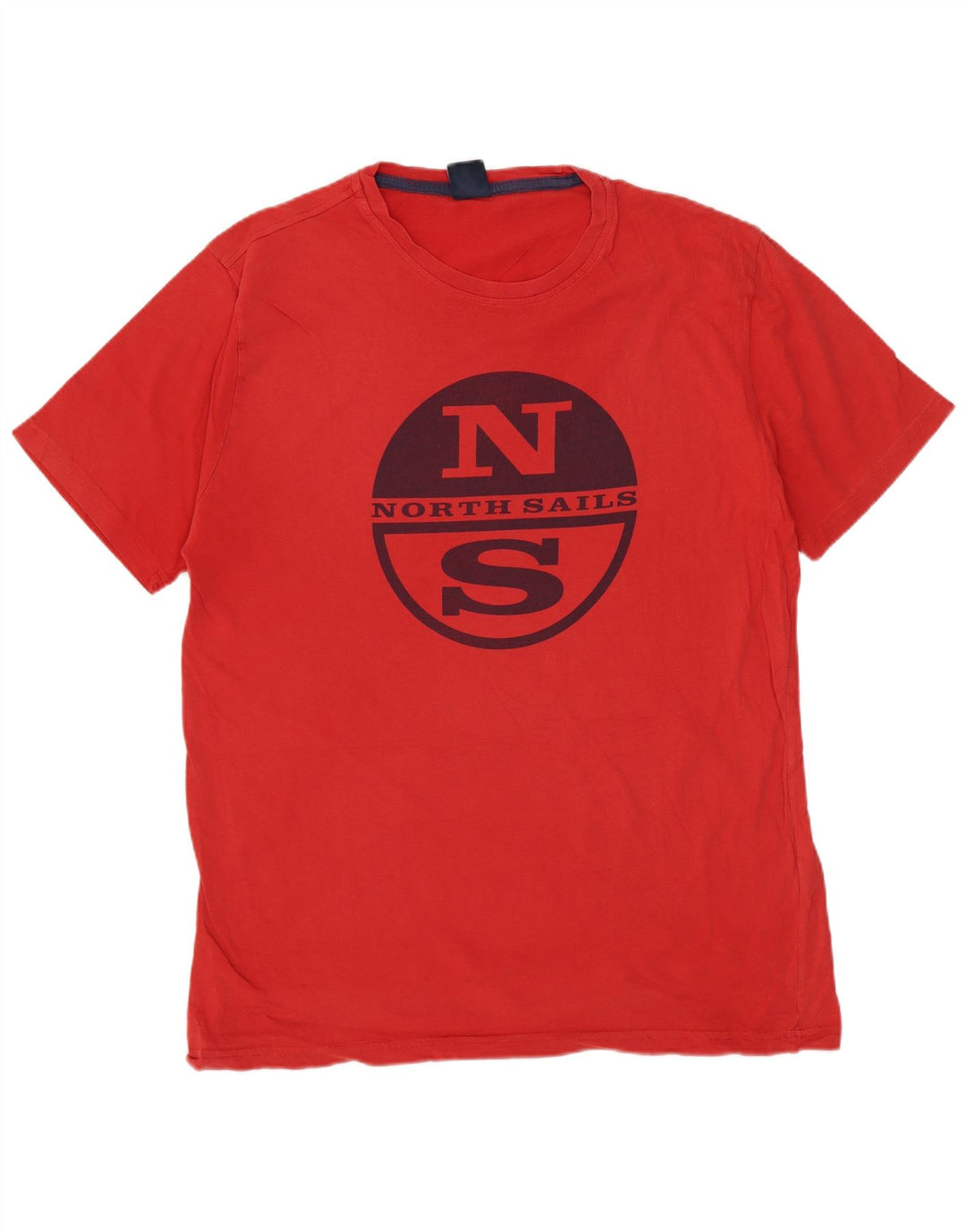 North Sails T-shirt graphique pour hommes, grand, rouge