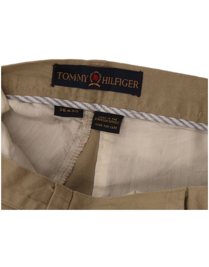 Tommy Hilfiger Pantalon Chino Pegged Homme W36 L30 Kaki