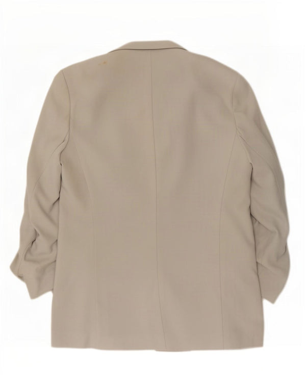 Marks & Spencer Veste blazer longue ouverte pour femme UK 12 Gris moyen