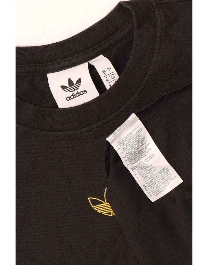 Adidas T-Shirt Homme Haut Petit Coton Noir