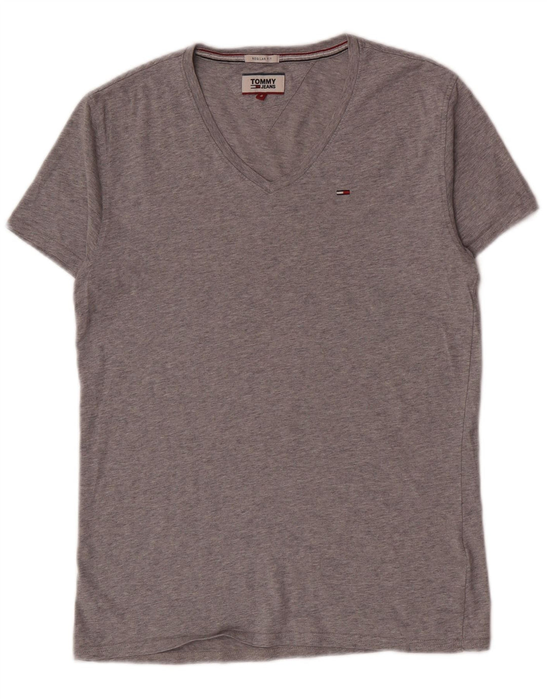 Tommy Hilfiger T-Shirt Homme Petit Gris Coton