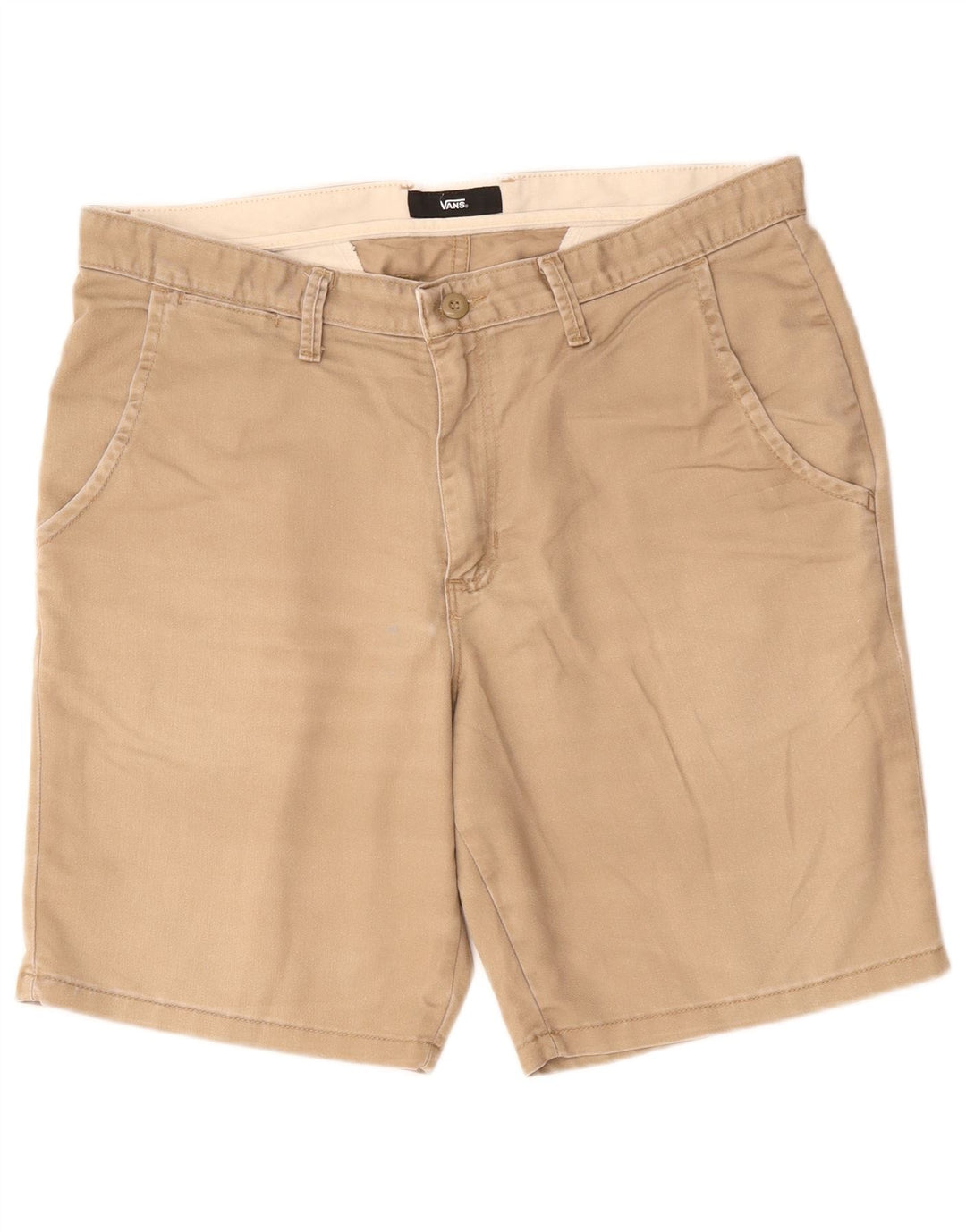 Vans Short chino homme W36 grand coton beige