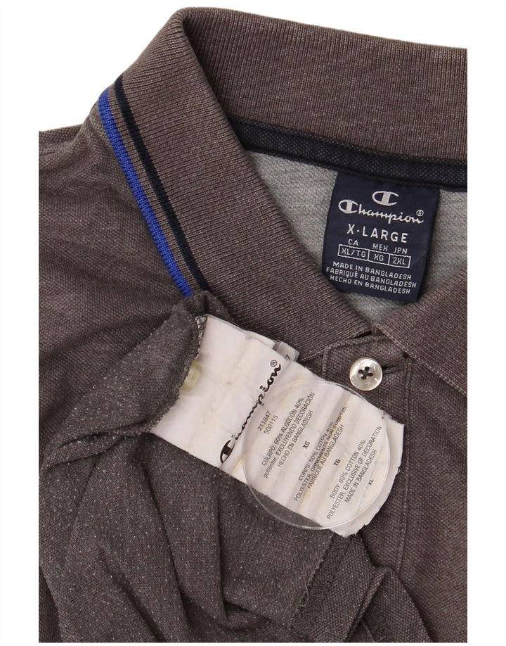 CHAMPION Polo Homme XL Gris Coton