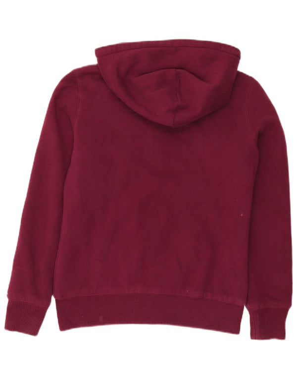 Tommy Hilfiger Pull à capuche zippé graphique Sherpa pour femme UK 14 Marron moyen