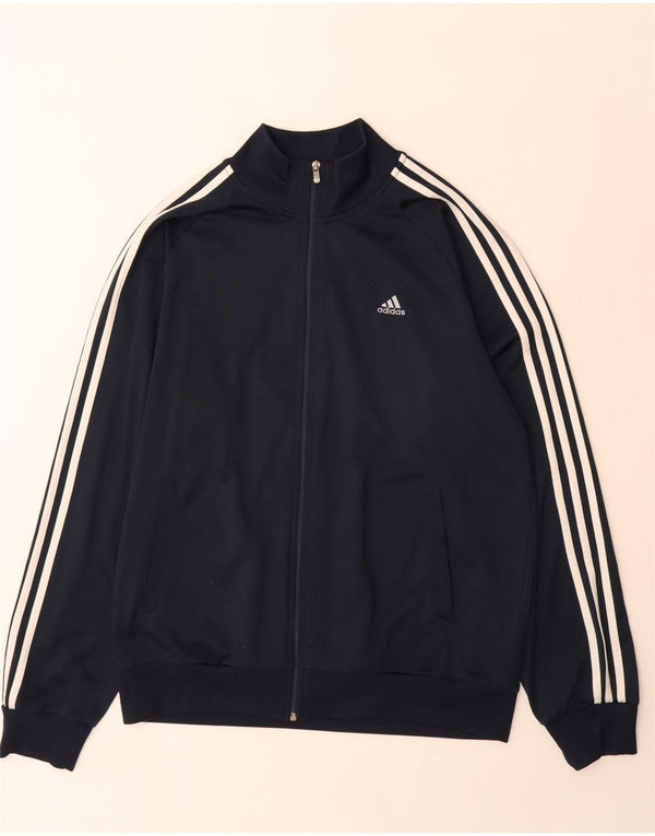 Adidas Hommes Clima 365 Survêtement Top Veste Grand Bleu Marine Polyester