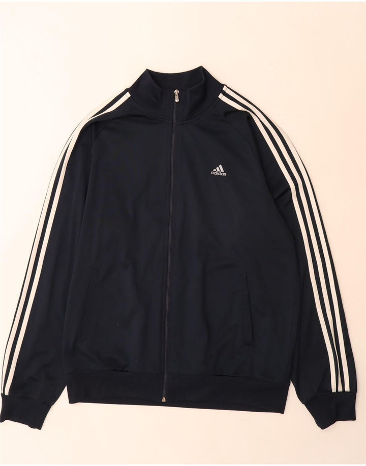 Adidas Hommes Clima 365 Survêtement Top Veste Grand Bleu Marine Polyester