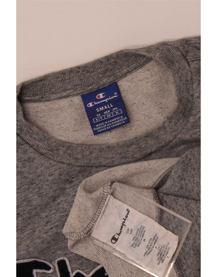 Champion Sweat-shirt graphique pour homme Petit coton moucheté gris