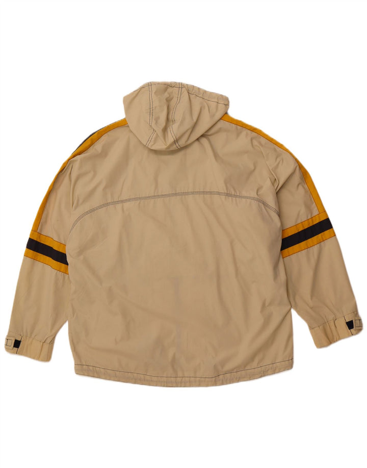 ASTROLABIO Veste de Pluie à Capuche Homme IT 50 Large Vert Colorblock Coton