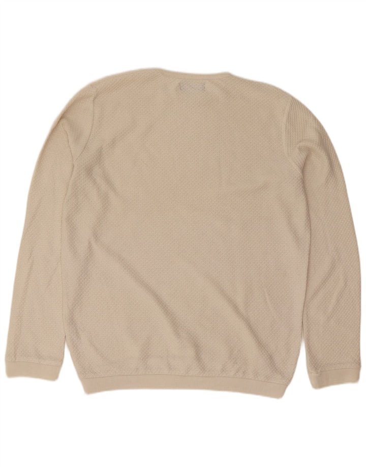 Zara Pull à col rond pour homme Petit Beige