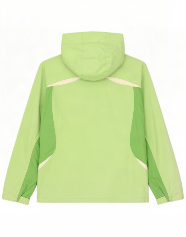 Columbia Veste de ski à capuche Interchange pour femme UK 16 Large Vert Colorblock