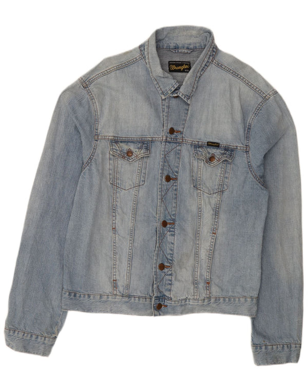 Wrangler Veste en Jean Homme UK 44 2XL Bleu Coton