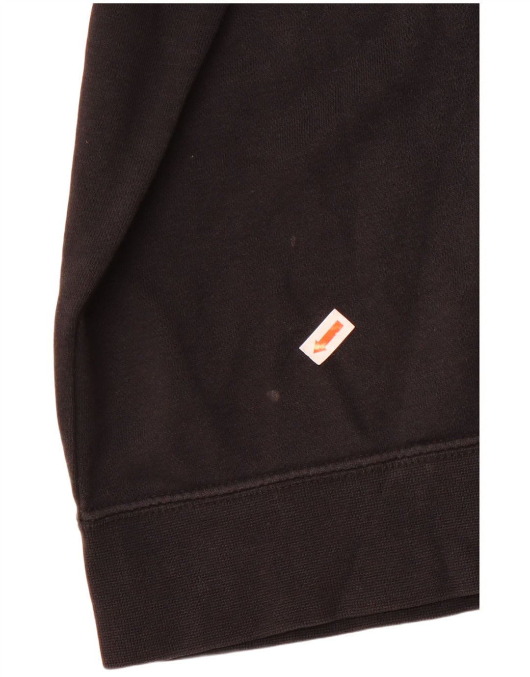 Nike Sweat-shirt surdimensionné pour femme UK 10 Petit coton noir