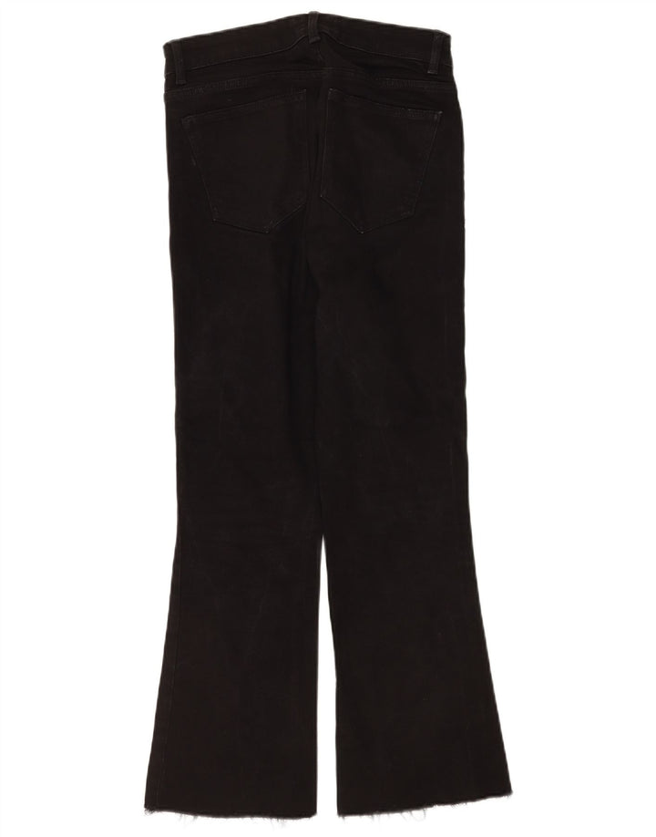 Zara Jean évasé femme EU 38 Small W28 L26 coton noir