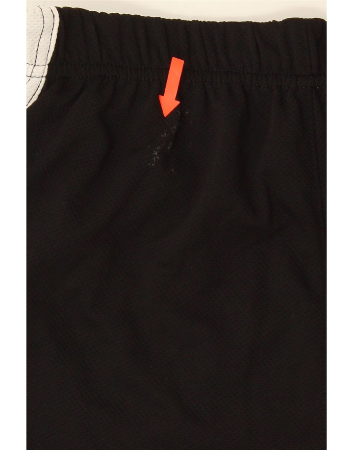 Asics Short de sport pour femme UK 10 Small Noir Colorblock Polyester