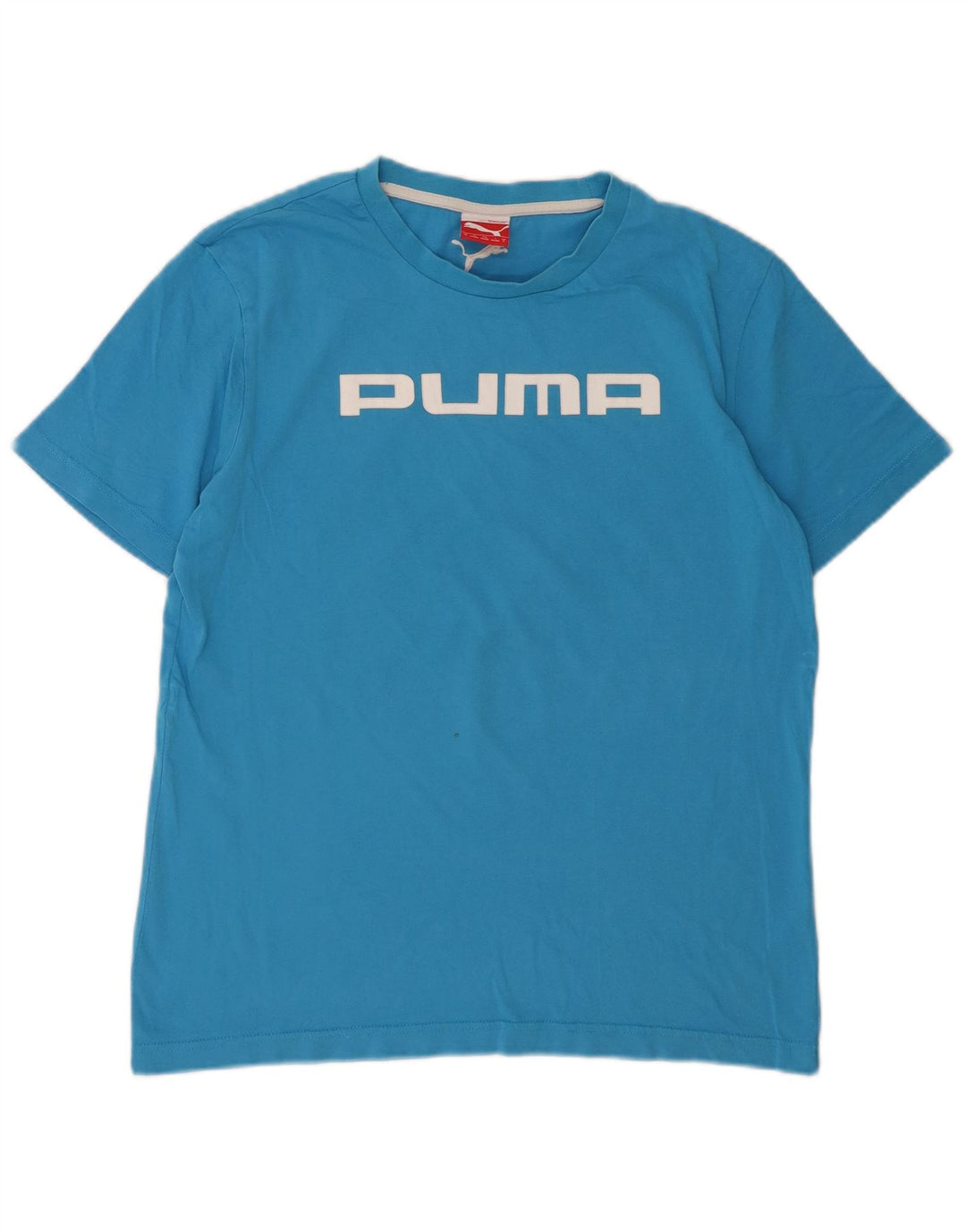 PUMA T-Shirt Graphique Homme Petit Bleu Coton