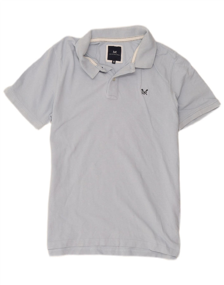Crew Clothing Polo Homme Bleu Moyen Coton
