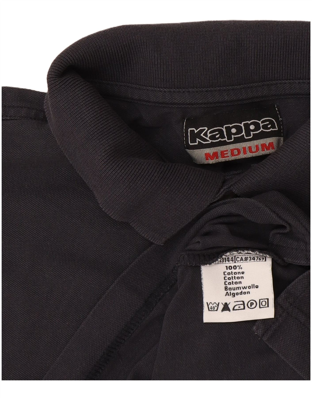 Kappa Polo Homme Bleu Marine Moyen Coton