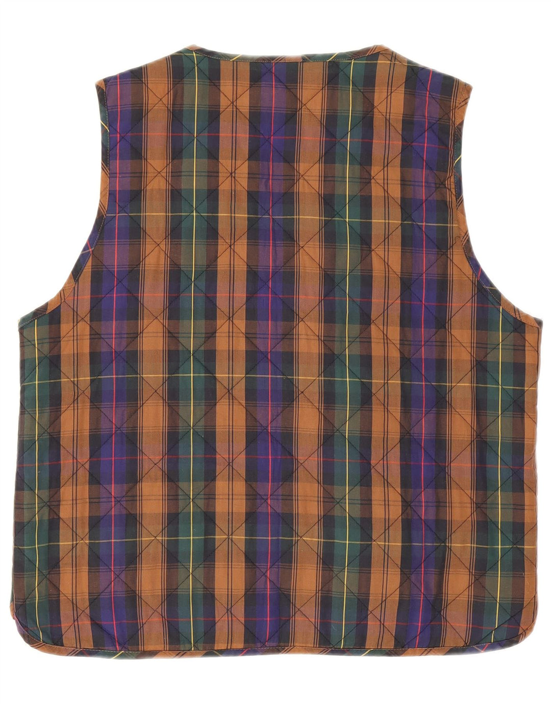 Et Gilet Matelassé Femme UK 44 Grand Carreau Multicolore