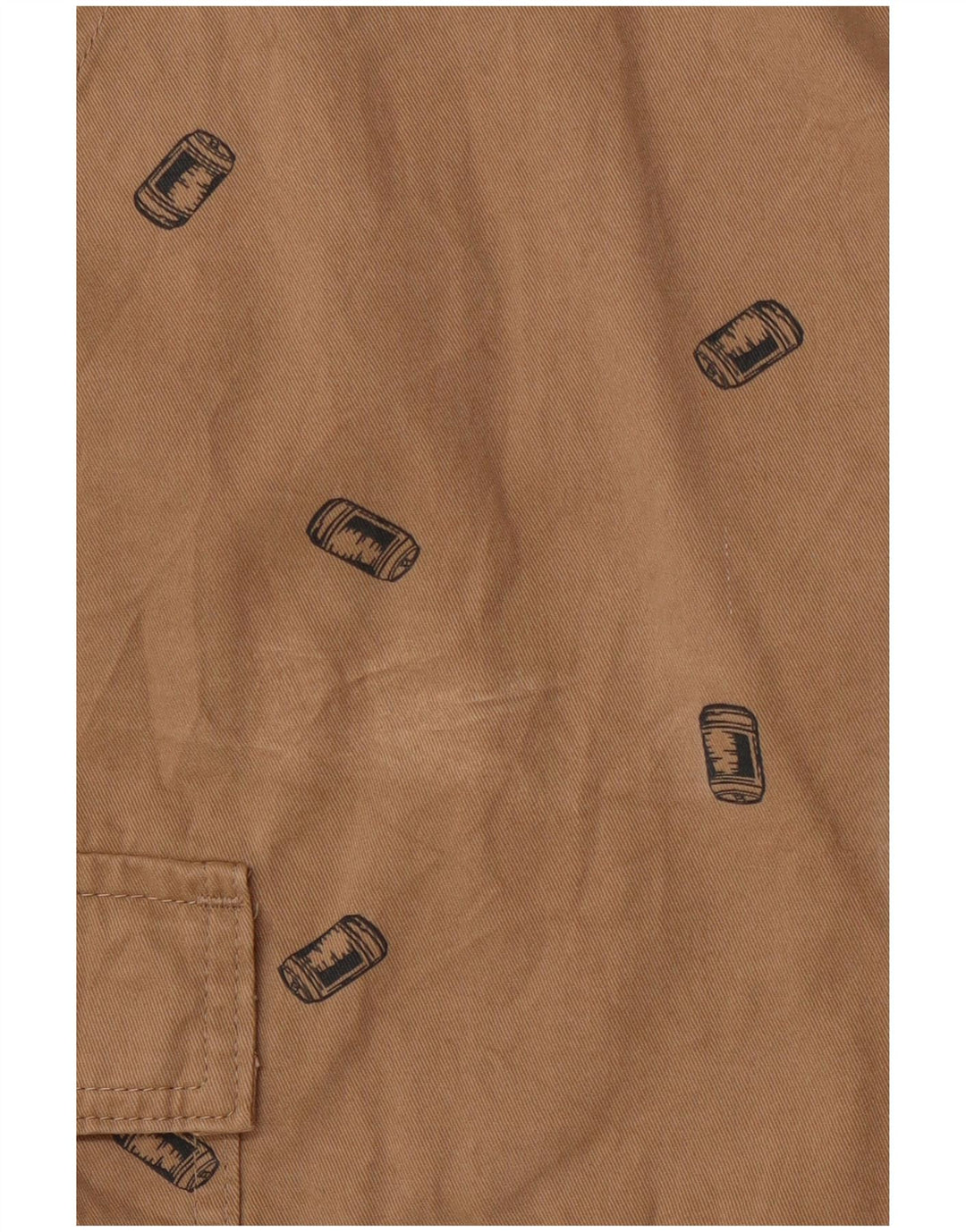 WRANGLER Short Cargo Graphique Homme W40 XL Coton Marron