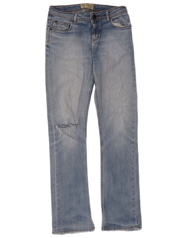 Fat Face Jean bootcut vieilli pour femme UK 8 Small W28 L30 Bleu