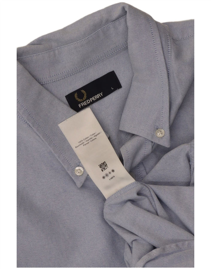 Fred Perry Chemise Homme Grand Bleu Coton