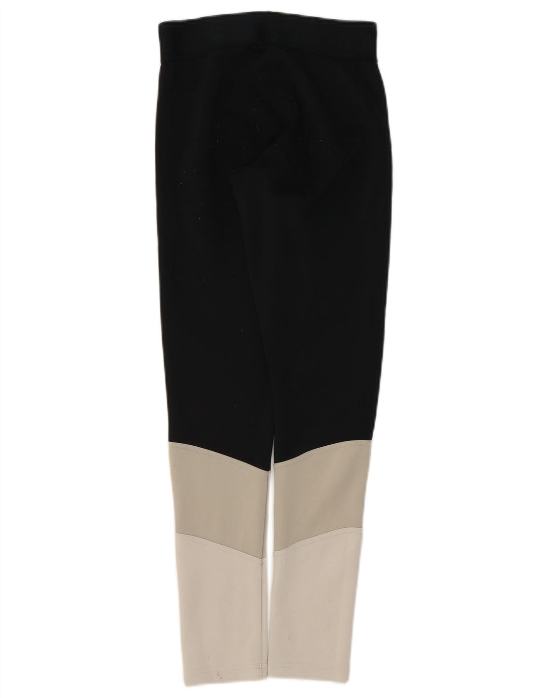 Adidas Leggings Femme UK 4/6 XS Noir Colorblock Polyester