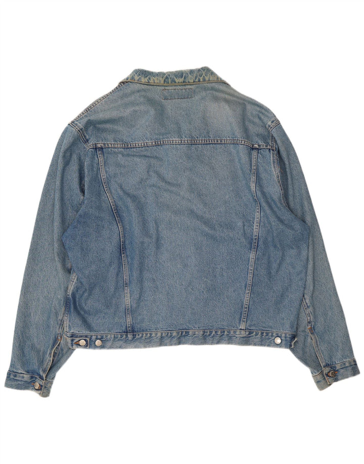 Americanino Veste en Jean Homme UK 44 2XL Bleu Coton