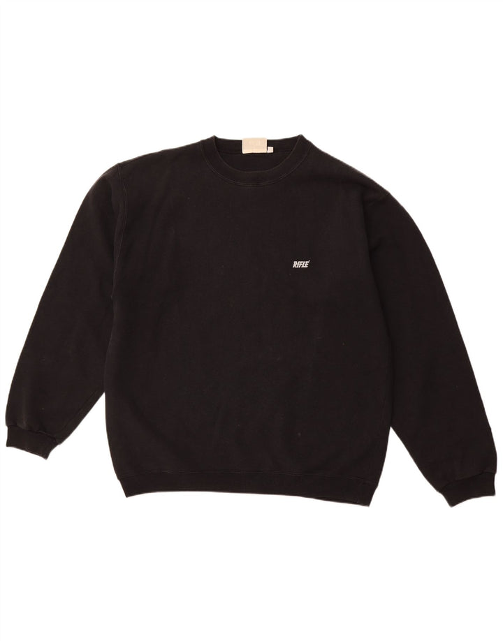 RIFLE Sweat Homme Pull XL Noir Coton