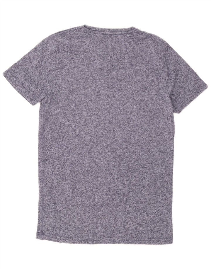 Superdry T-Shirt Graphique Homme Petit Bleu Coton