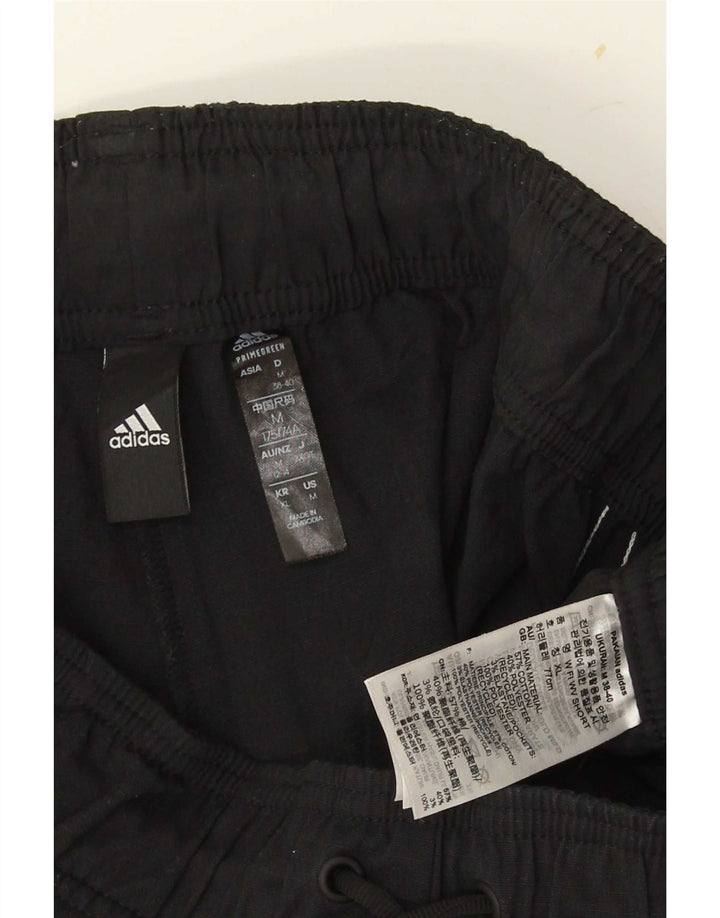Adidas Short de sport pour homme en coton noir moyen