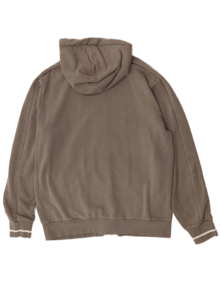 Puma Sweat à Capuche Graphic Zip Homme Kaki Moyen Coton