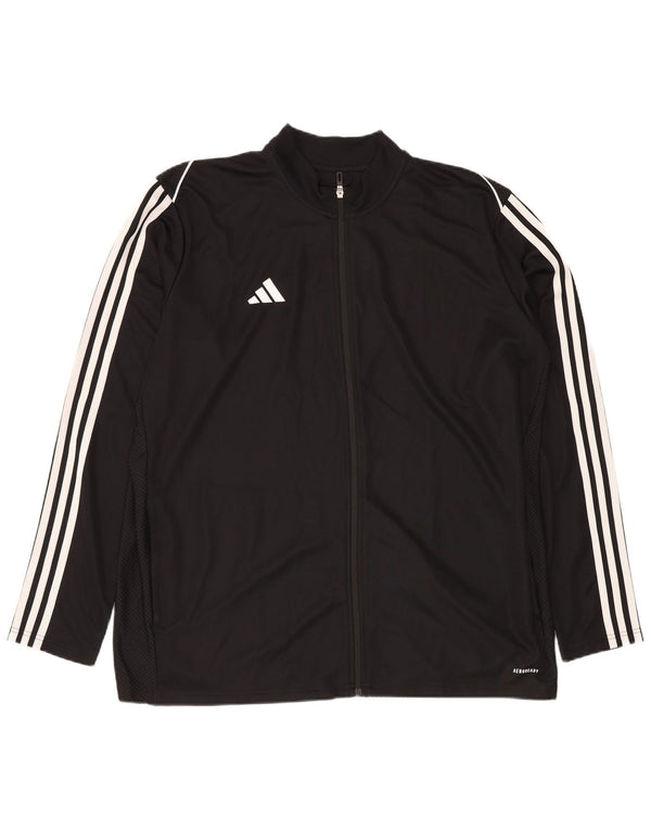 ADIDAS Hommes Aeroready Slim Fit Survêtement Top Veste 2XL Noir Polyester