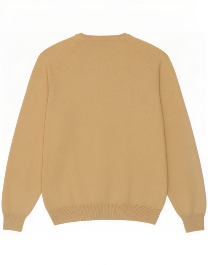 Marks & Spencer Pull Col V Homme Jaune Moyen Cachemire