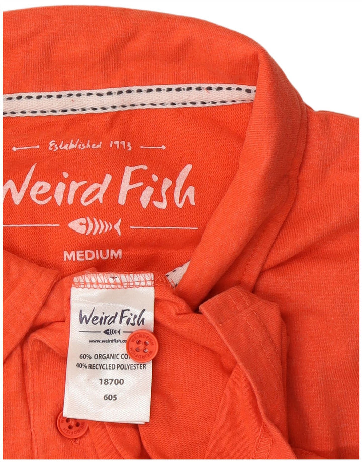 Weird Fish Polo Homme Orange Moyen Coton