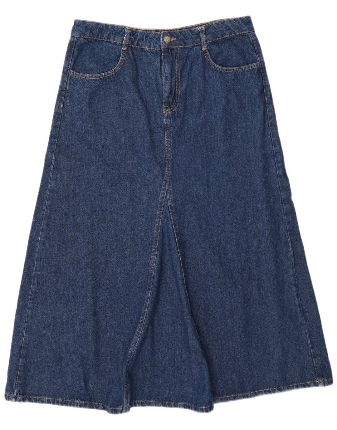 Zara Femme Jupe En Jean Large W30 Bleu