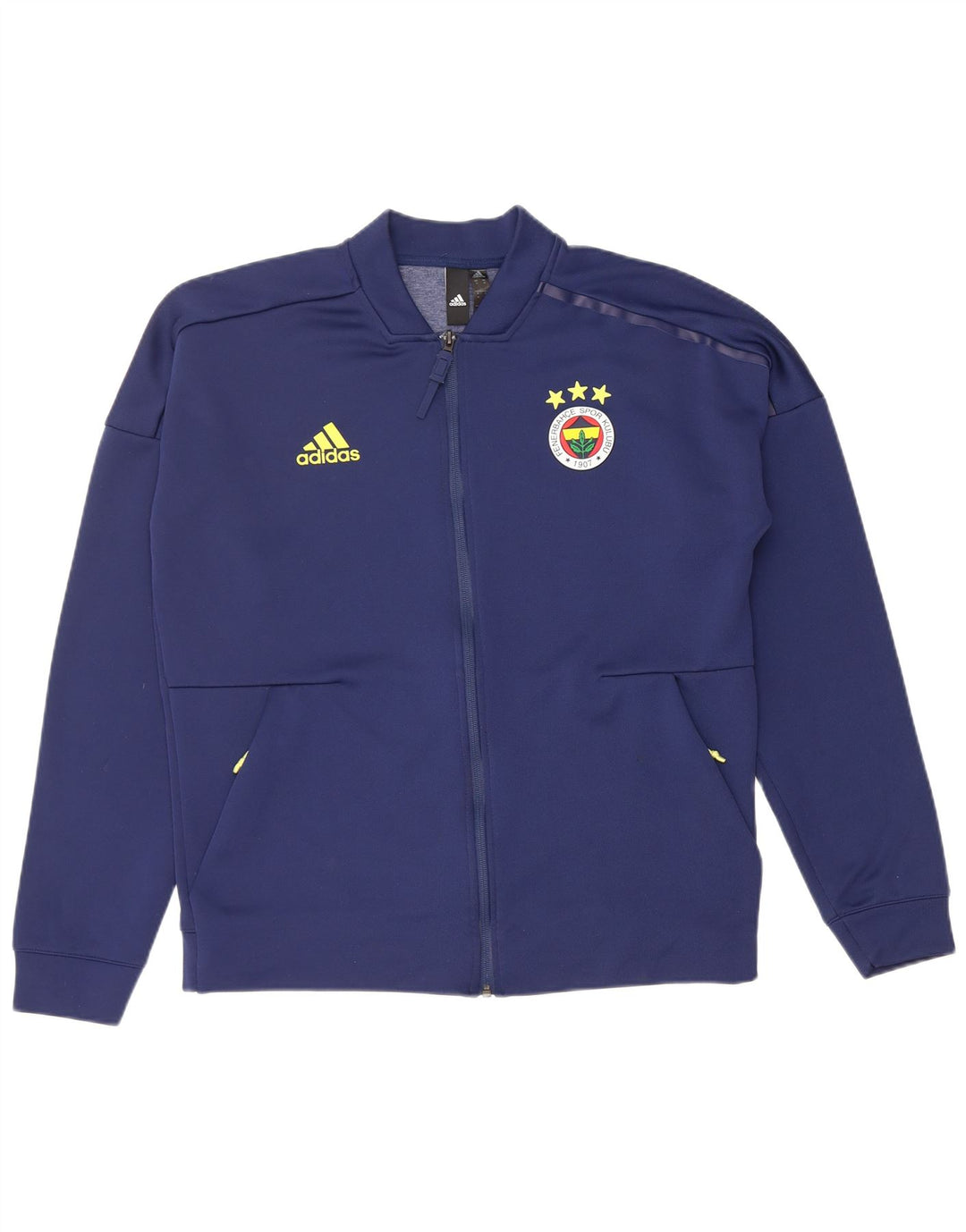 ADIDAS Veste de Survêtement Graphique Homme Bleu Marine Moyen Polyester