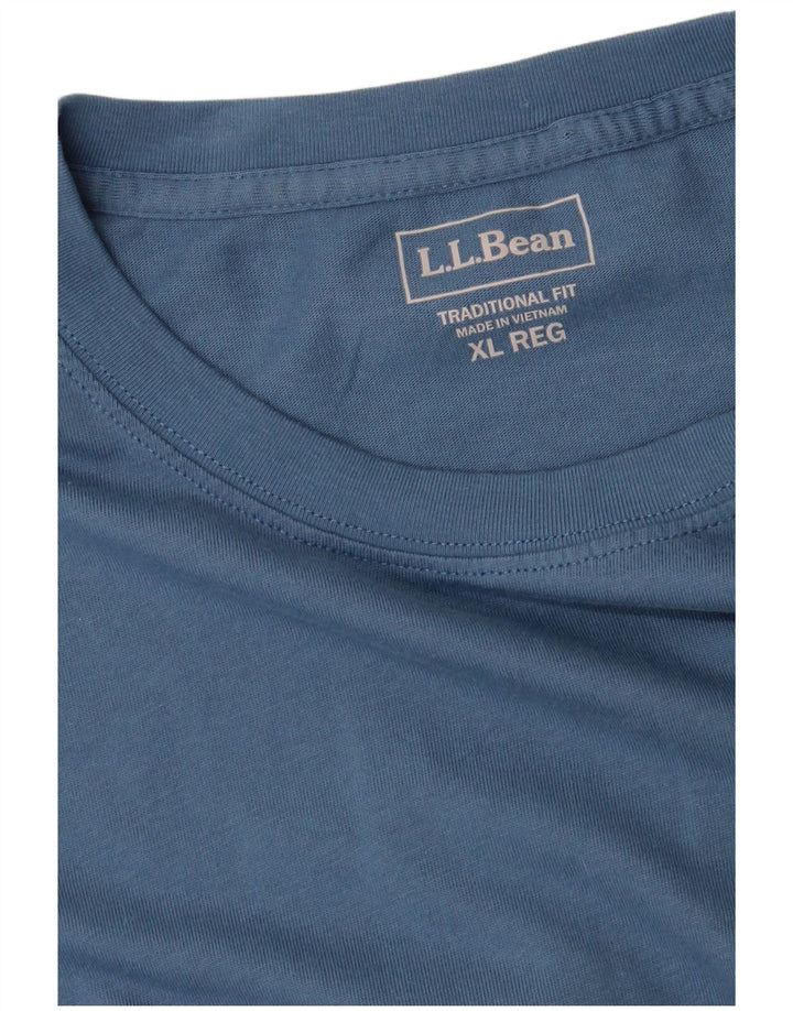 L.L.BEAN Haut à manches longues pour homme Coupe traditionnelle XL Bleu
