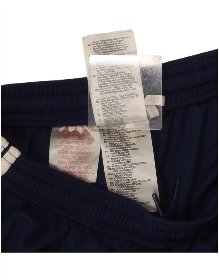 Adidas Garçon Climalite Sport Short 13-14 ans Bleu Marine Polyester