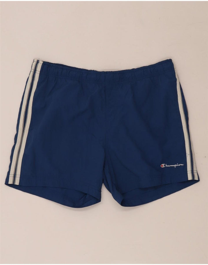 CHAMPION Short de Bain Homme Large Bleu Polyamide