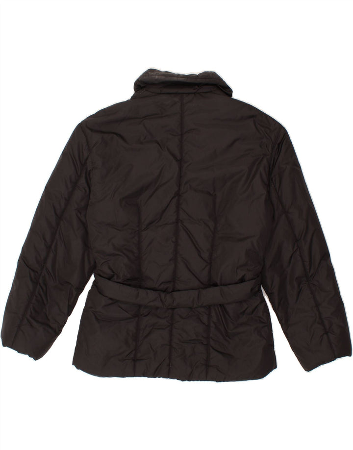 LES COPAINS Womens Padded Jacket IT 46 Large Brown Polyamide Vintage Les Copains and Second-Hand Les Copains from Messina Hembry 