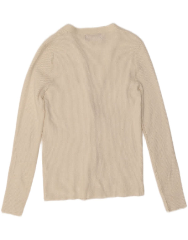 Marks & Spencer Cardigan pour femme UK 14 Blanc moyen