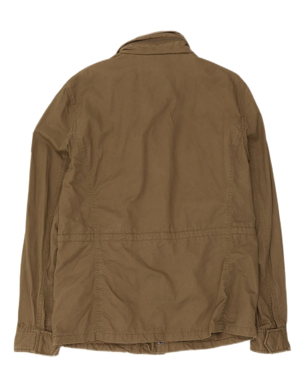 Superdry Veste militaire pour homme UK 40 Large Kaki Coton