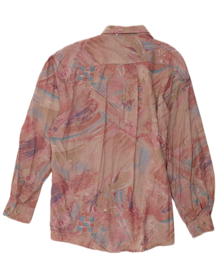 Fairbanks Chemise à motif abstrait pour homme Taille 46 XL Rose