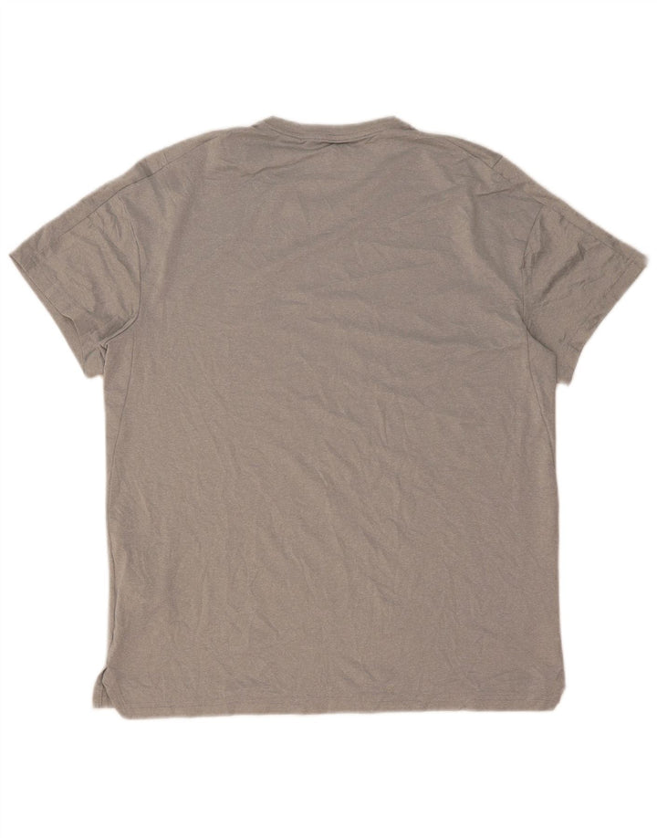 Nike Hommes Dri Fit T-Shirt Haut Large Gris Polyester