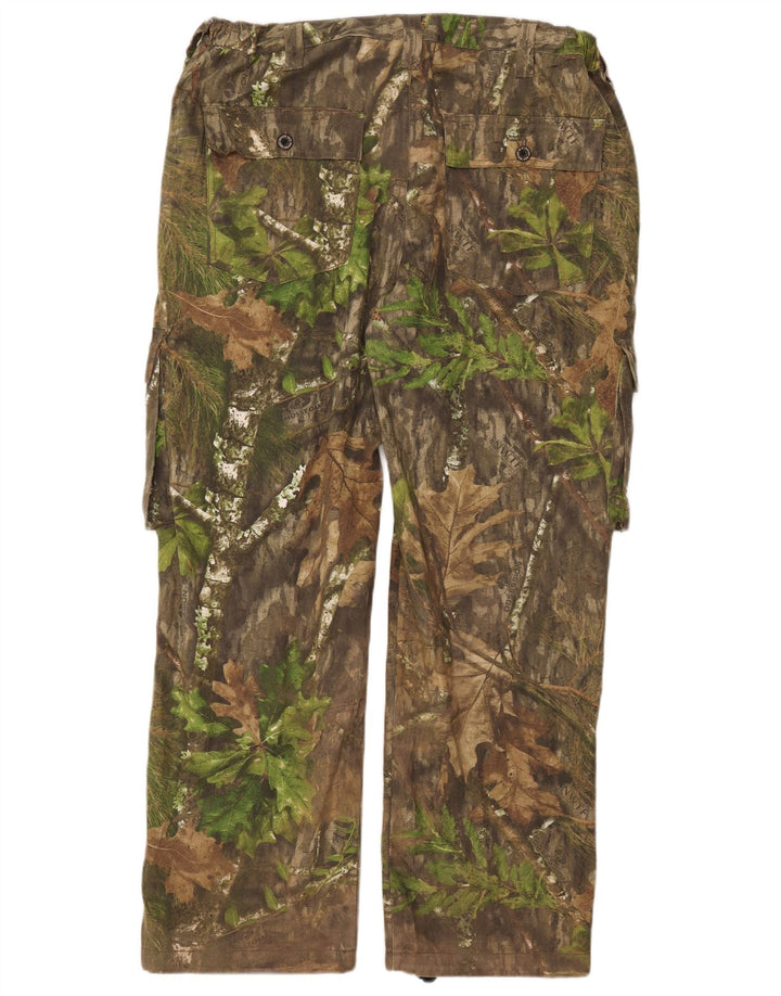 MOSSY OAK Pantalon Cargo Droit Homme W38 L31 Kaki Camouflage Coton