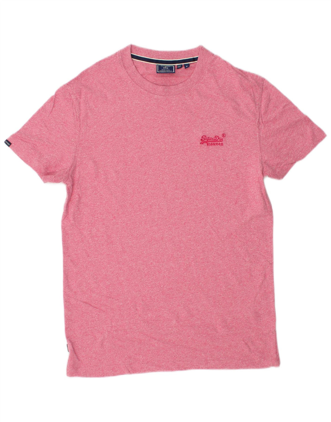 SUPERDRY T-Shirt Homme Top Petit Rose Coton