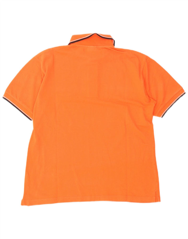 Spalding Polo Homme Orange Moyen Coton