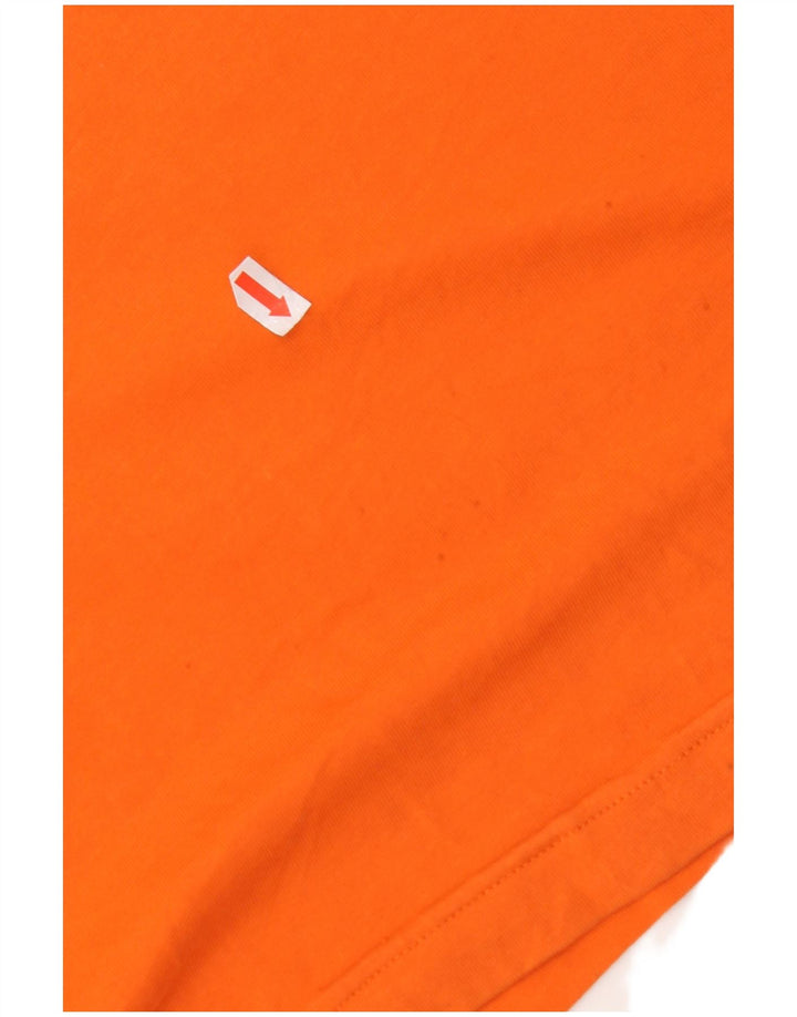 ADIDAS T-Shirt Graphique Garçon 13-14 ans Orange Coton