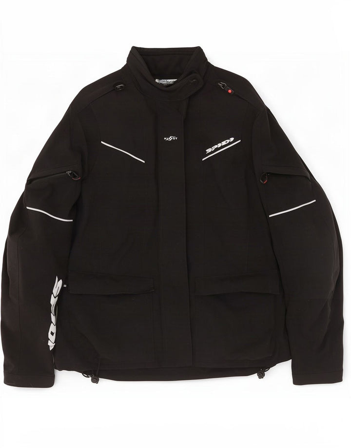 Spidi Veste de moto graphique Racer pour femme UK 14 Medium Noir Polyamide